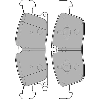 Image de DELPHI LP2275 Jeu de plaquettes frein avec indicateur d&#039;usure tôle anti bruit sans accessoires JEEP: GRAND CHEROKEE 4, DODGE: Durango