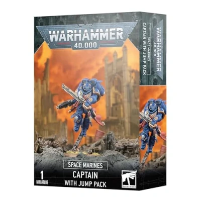 Image de Games Workshop Warhammer 40 000 Space Marines : Captain with Jump Pack (édition 2023)