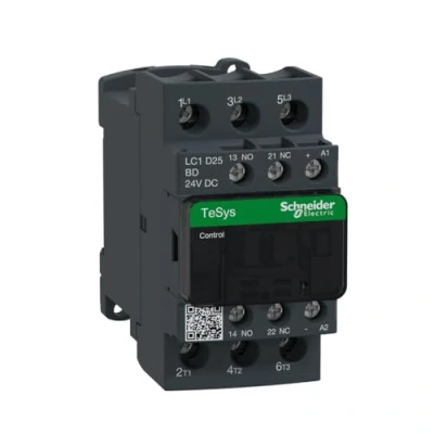 Image de Schneider Electric TeSys LC1D contacteur 3P AC 3 440V 25A bobine 24Vcc LC1D25BD