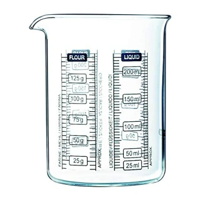 Image de Pyrex Kitchen Lab Verre doseur 0.25 L, Transparent