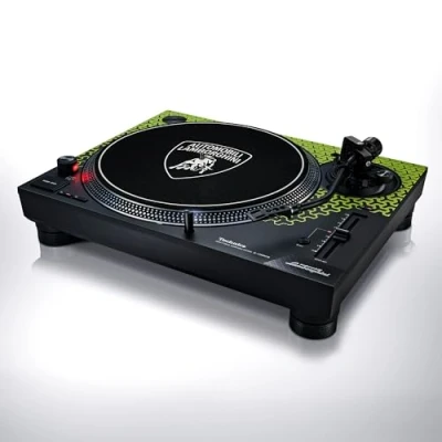 Image de Platine vinyle Technics SL 1200M7B Edition Speciale Lamborghini coloris vert
