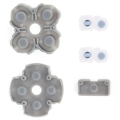 Image de Coussinets en Caoutchouc Conducteur Silicone pour Contrôleur PS5 Une réactivité Rapide, Pièce de Rechange Durable, Ajustement , Installation Facile
