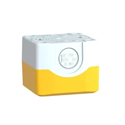 Image de Boîtier vide Schneider Electric XALK01 1 emplacement NOT HALT jaune, gris clair