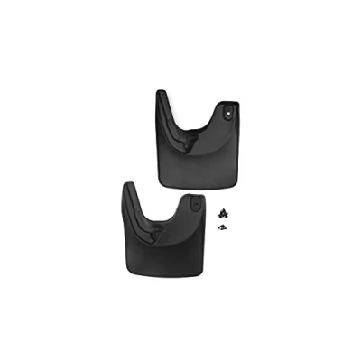 Image de FROSCH EXP.NLF.15.10.E18 Garde boue en caoutchouc sur mesure Protection anti éclaboussures arrière pour Fiat Ducato année : 00 12 van 2 pièces avec fixation Noir