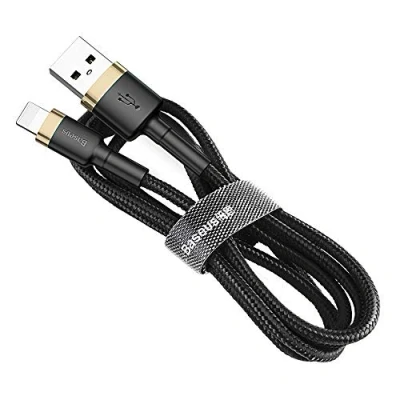 Image de Baseus CALKLF CV1 câble Lightning 2 m Noir, Or Neuf