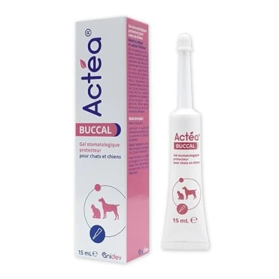 Image de Anidev Actéa Buccal Gel Apaisant Gencive Chien Et Chat Produit Naturel Mauvaise Haleine 15ml