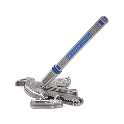 Image de Noble Collection Harry Potter Stylo Serdaigle avec support de table, multicolore, NN8622