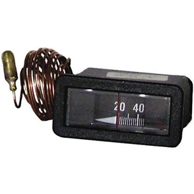 Image de DIFF Thermomètre rectangulaire, capillaire 1500mm, 10/105C
