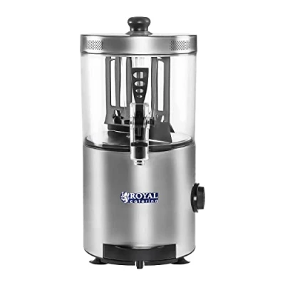 Image de Royal Catering Distributeur de Chocolat Chaud Machine à Boissons Chaudes RCSS 3 (3L, 1200W, avec cuve Amovible, température jusqu&#039;à 90C)