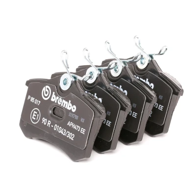 Image de BREMBO P 85 017 Jeu de plaquettes frein contact signal d&#039;usure exclu avec vis d&#039;étrier sans accessoires AUDI: A4 B6 Berline oscaro,