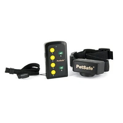 Image de PetSafe Collier de Dressage pour Chien avec Télécommande, Portée 70 m, Imperméable, 12 Niveaux réglables stimulation statique