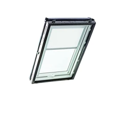 Image de Store d&#039;obscurcissement Roto ZRV Occultation Presque Totale Rail de Guidage Argent pour Les Fenêtres Toit la série Designo R4/R7 et Classic 43/73 avec Taille 114/140 11/14 Blanc