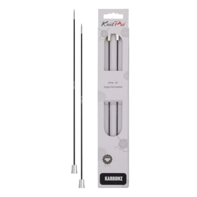 Image de KnitPro KP41251 Arbon Aiguille Simple Pointe Bois Multicolore 49,5 x 0,9 5 cm