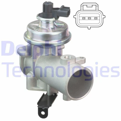 Image de DELPHI EG10492 12B1 Vanne EGR sans radiateur FORD: Transit Mk5 Сamion à Plateau/Сhâssis, Van, Minibus