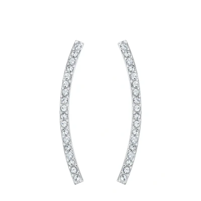 Image de Elli Tropfen GEO Trend Kristalle Boucles d&#039;oreilles, Femme, Taille: One Size, Weiß