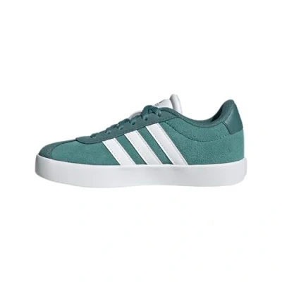 Image de adidas VL Court 3.0 Shoes Kids Chaussures Mixte Enfant, Powder Teal Cloud White Preloved Teal, 30 EU