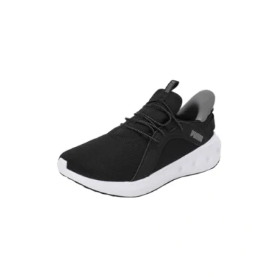 Image de PUMA Mixte Softride Carson Sliptech Road Running Shoe, Black White, 37 EU