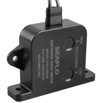 Image de SEAFLO Interrupteur de cale électrique pour champ 12 V/24 V, état solide, jusqu&#039;à 20 A