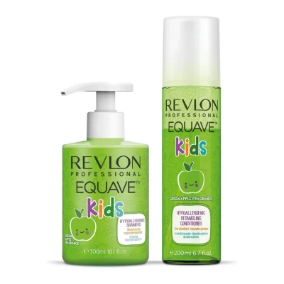 Image de Revlon Professional Equave KIDS Green Apple Fragrance Detangling Conditioner Aprèsshampoing, Taille: 200 ml,