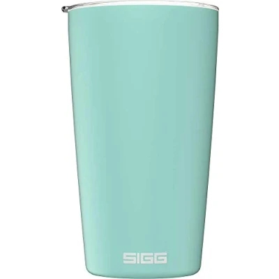 Image de SIGG Travel Mug Neso Pure Ceram Avec Couvercle En Tritan Lavage Au Lave Vaisselle Léger Sans BPA Acier Inoxydable 18/8 0,3L / 0,4L