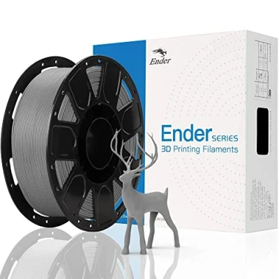 Image de Creality Official 3D Printer Filament PLA 1.75mm Imprimante Dimensional Accuracy +/ 0.02 mm 1KG (2.2 LBS) Spool Matériaux D&#039;impression en Gris