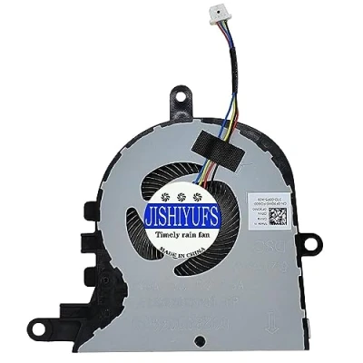 Image de JISHIYUFS Remplacement Nouveau CPU Ventilateur de Refroidissement pour Dell Latitude 3590 L3590 E3590 Inspiron 15 5570 5575 5770 3585 17 5775 Vostro 3580 3591 3593 0FX0M0 DFS1503055P0T FK3A