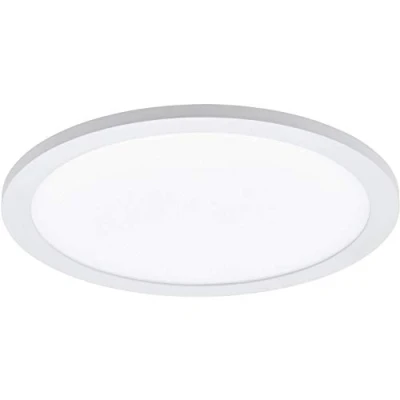 Image de EGLO CONNECT Plafonnier LED SARSINA C, lampe de plafond Smart Home en aluminium et plastique, luminaire effet ciel étoilé avec télécommande, Ø 30 cm, dimmable, tons blancs couleurs réglables