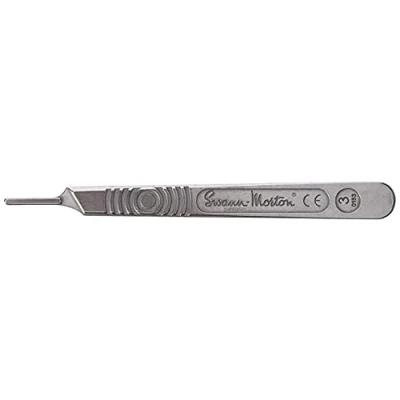 Image de SG Education SM 0933 Swann Morton Poignée de scalpel, dégradé, N 3