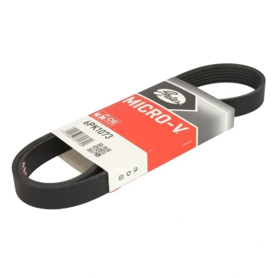 Image de GATES 6PK1073 Courroie Poly V 1073 6 Polyester, EPDM (éthylène propylène diène caoutchouc) RoadMax Value Line MERCEDES BENZ: Classe C Berline
