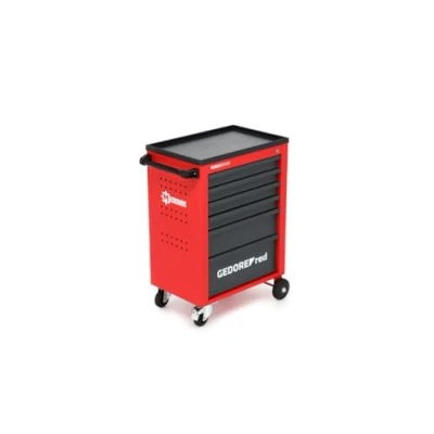 Image de GEDORE red Servante d’atelier MECHANIC, avec 6 tiroirs, Établi mobile en tôle d’acier, Vide, Verrouillable, R20150006