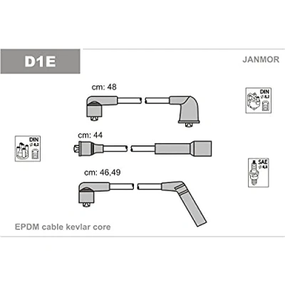 Image de JANMOR D1E Jeu De Fils d&#039;Allumage