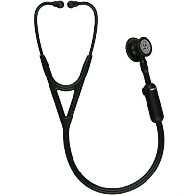 Image de 3M Littmann CORE Digital Stéthoscope Numérique CORE, Tubulure Noire, Black Edition, 69 cm, 8490