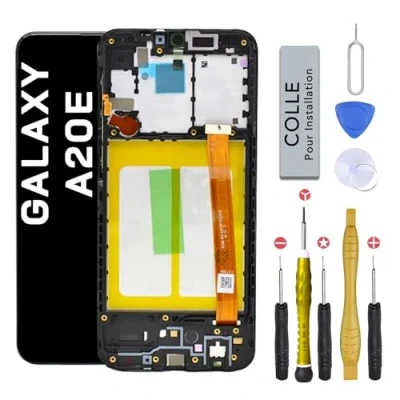 Image de CINQ TEQ Ecran Complet Remplacement pour Samsung Galaxy A20e SM A202F Noir +Kit