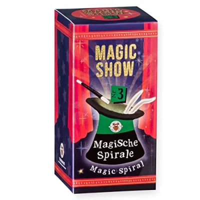 Image de TRENDHAUS 957870 Magic Show N 3 [Spirale Magique], Tours de Magie étonnants pour Enfants à partir 6 Ans, vidéos en Ligne incluses, Multicolore, Trick Nr.3
