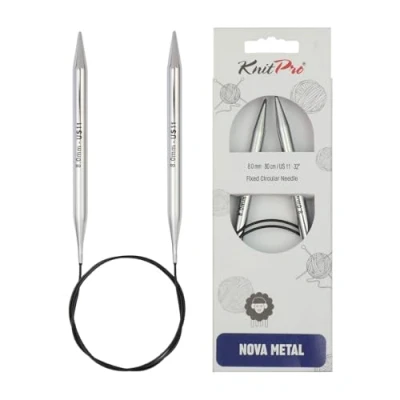 Image de KnitPro KP10359 Nova Fixe Aiguille Circulaire Bois Multicolore 47,5 x 0,9 5 cm