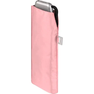 Image de Doppler Parapluie de poche en acier carbone slim uni Format pratique Léger 22 cm, Rose Shadow., 90 cm