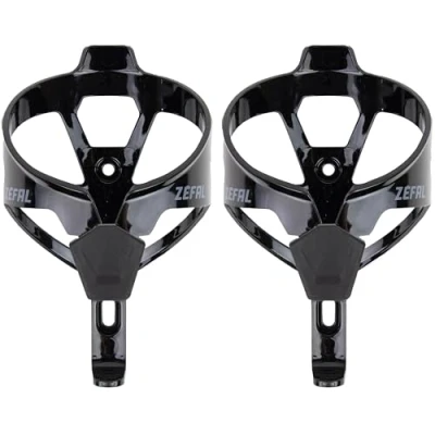 Image de ZEFAL Pack Pulse A2 de Deux Porte Bidons Vélo Légers Gourde Vélo/VTT/Vélo Route Résistant et Durable 26g Chaque Bidon Noir