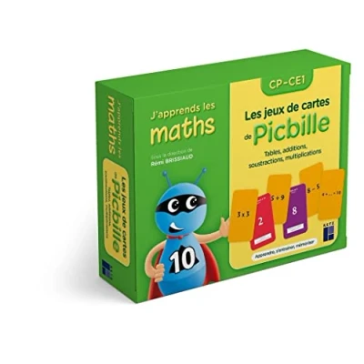 Image de Les jeux de cartes Picbille CP CE1 Tables, additions, soustractions, multiplications