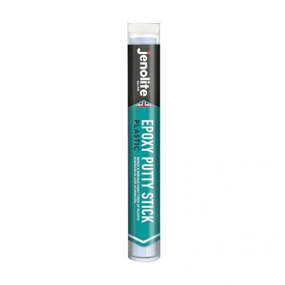Image de JENOLITE Kit de résine époxy pour la réparation des matières plastiques. Pâte à modeler entièrement durcie en 2 3h. Contenu : 112g