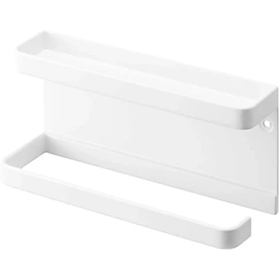 Image de Yamazaki 6693 SMART Porte parapluie mural, blanc, Acier, minimaliste, 20 x 6.5 9.5 c m