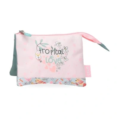 Image de Enso Tropical Love Portefeuille Multicolore 14 x 10 5 cm Polyester, Multicolore,