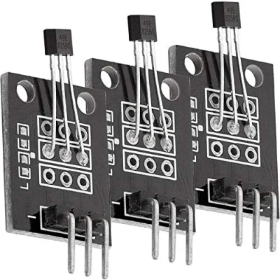 Image de AZDelivery 3X KY 035 Capteur magnétique à Effet Hall analogique Compatible avec Arduino et Raspberry Pi y Compris Un eBook