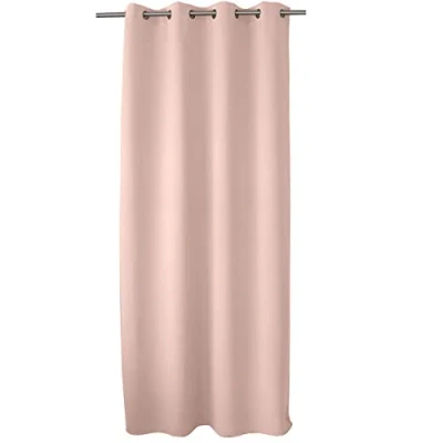 Image de ED ENJOY HOME Rideau Occultant avec Œillets argentés, Vieux Rose, 140x240cm, 100% Polyester, Tissu Certifié Oeko TEX, Collection Réglisse