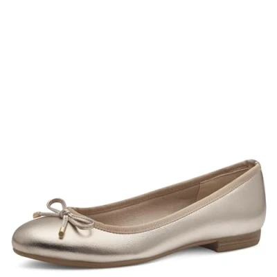 Image de MARCO TOZZI Ballerines by Guido Maria Kretschmer 2 22137 42 Femme, Platine, 39 EU