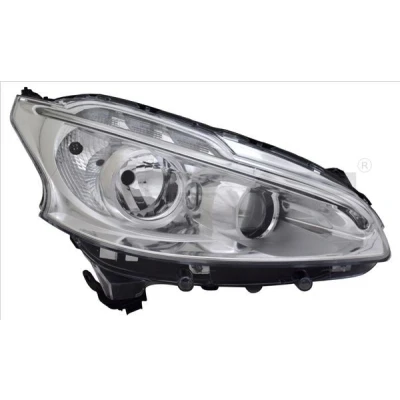 Image de TYC 20 14354 16 2 Phares gauche H7/H7, LED avec feu de circulation diurne pour à droite LED, sans moteur électrique