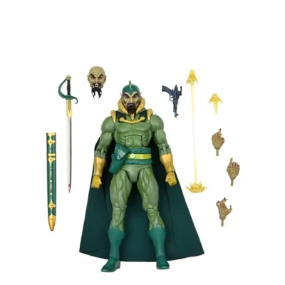 Image de NECA King Features Figurine d&#039;action de 17,8 cm Superhéros originaux Flash Gordon Series Ming The Merciless