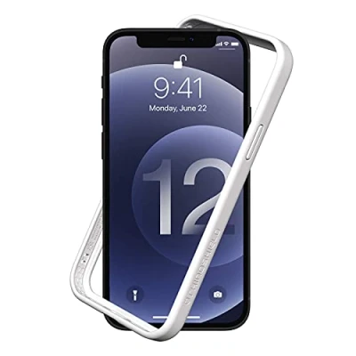 Image de RhinoShield Coque Bumper Compatible avec [iPhone 12 Mini] CrashGuard NX Protection Fine Personnalisable Absorption des Chocs [sans BPA] Blanc