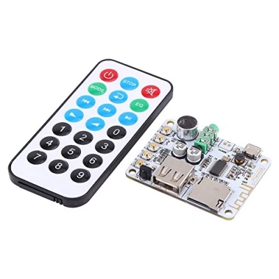Image de Module Carte de Récepteur Audio Bluetooth sans Fil Amplificateur Stéréo avec USB FM MP3 Décodeur WMA WAV FLAC Player(Set 1)