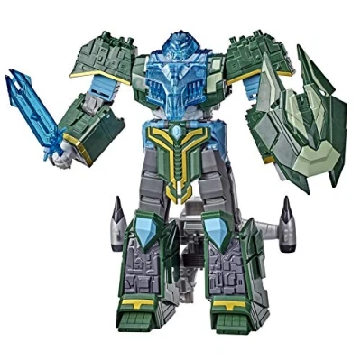 Image de Transformers Bumblebee Cyberverse Adventures Ultimate Iaconus Figurine d&#039;action Energon Armour, à partir de 6 Ans, 22,5 cm, Noir