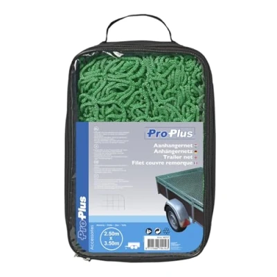 Image de ProPlus 340737 Filet Couvre Remorque, 2,50 x 3,50 m Vert